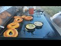 How to Make Hash Brown Egg and Cheese Bagel on the Flat Top Grill