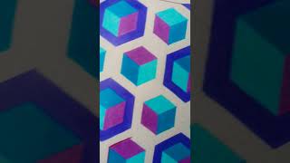 Geometric Coloring Book Page #coloringbook #coloring #coloredpencils