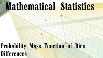 Intro to Mathematical Statistics: Probability Mass Function of Dice Differences