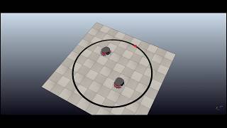 Sumo Battle. V-REP Coppelia Robotics