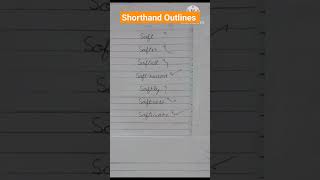 Soft related Shorthand Outlines # Viral # ytshorts screenshot 3