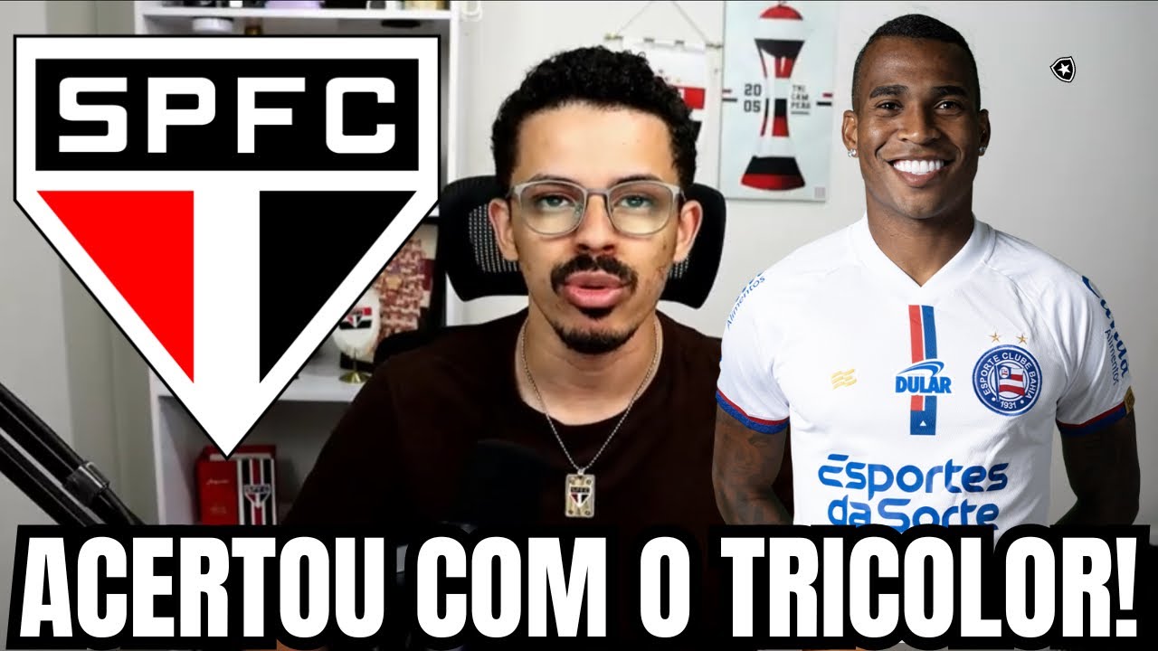 🚨REFORÇO GIGANTE PRO TRICOLOR PAULISTA!CRAQUE CHEGA NO SÃO PAULO E AGiTA A TORCIDA!