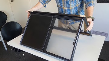 AJ Plastics Pushout Slider window for Caravans