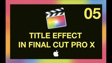 Tamil Tutorial - Wedding Title Effect in Final Cut Pro X