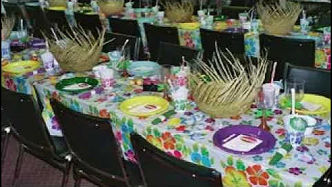 DIY Hawaiian party decoration ideas
