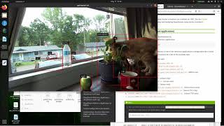 Nvidia Jetson AGX Orin running  Deepstream 6.0  YOLO model using Stereo lab's  ZED 2 video streams