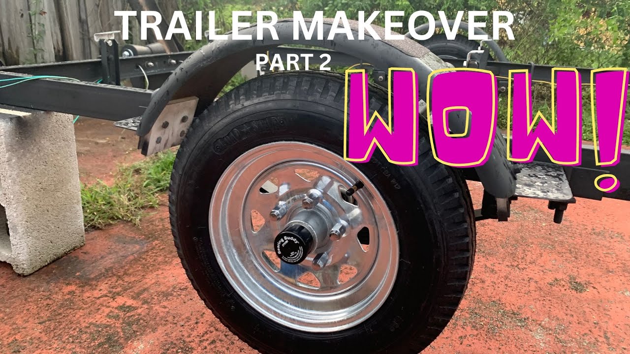 BASS BOAT TRAILER RESTORATION (PART 3) YouTube