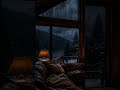 🏡 Cozy Cabin Rain &amp; Fireplace Sounds for Deep Sleep &amp; ASMR 🌧️🔥 #rainsounds #relax #shorts
