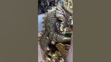 Rồng phun châu cực đẹp #đồđồng #đồsưutầm #video #trending #nghethuatxuanay