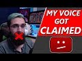 Youtube Copyright Claimed My Voice ~ What's Going On?