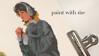 Chatty Paint with me ✨ music, movies, tv shows, and book recommendations