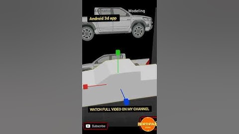 HOW TO MODEL A LOWPOLY 3D TOYOTA HILUX 4X4 USING PRISMA 3D# ANDROID APP, MOBILE