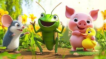 Con Cào Cào 🦗 Bắc Kim Thang - Nhạc Thiếu Nhi Remix Vui Nhộn Cho Bé Yêu - Hoạt Hình Thiếu Nhi 4K