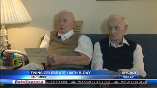 Twins celebrate 100th birthday together
