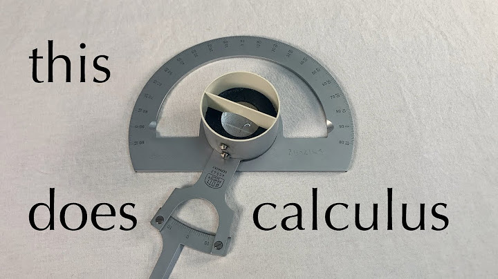 Es findet die Ableitung: Das Ott-Derivimeter (1930er Jahre)