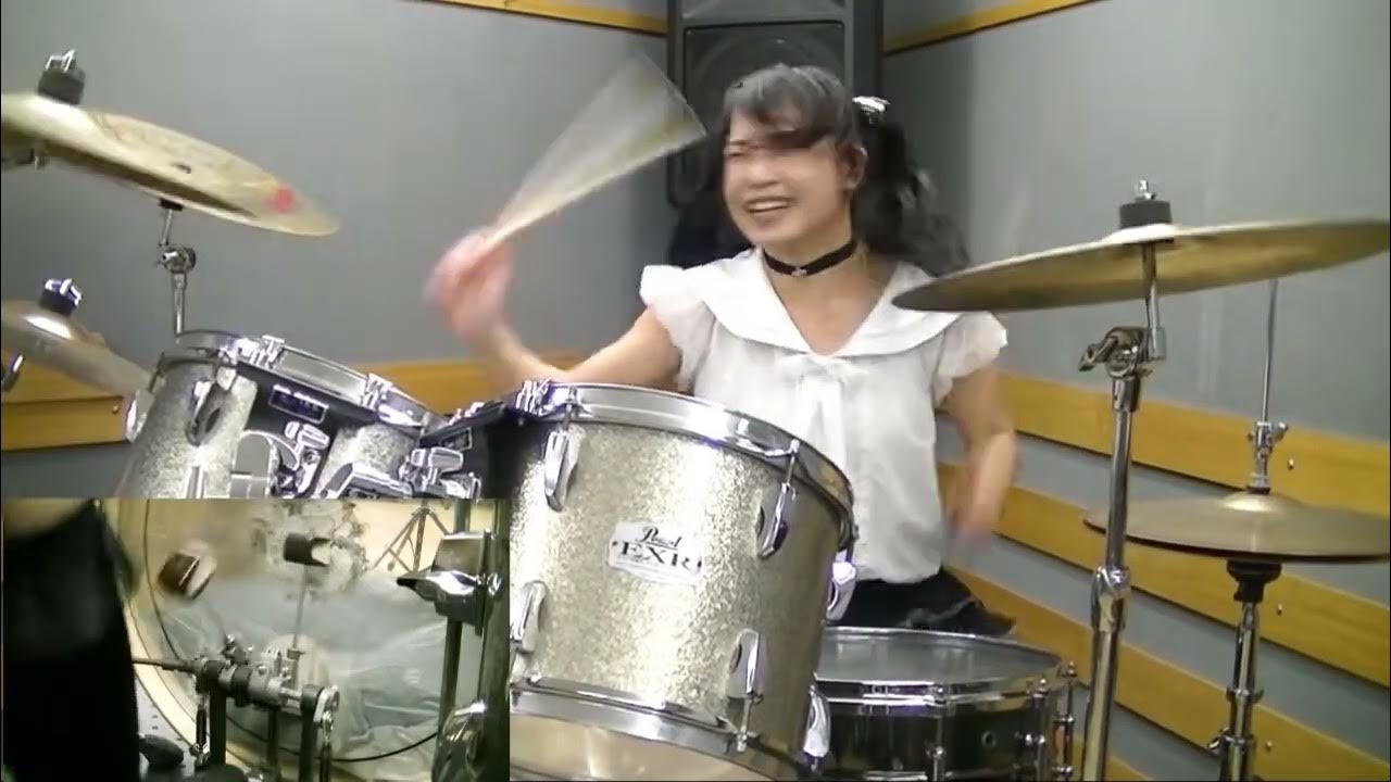 ЯПОНСКАЯ БАРАБАНЩИЦА!!! СУПЕР И НЕПОВТОРИМАЯ !!!!! Canon Rock Drum
