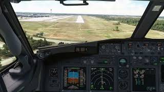 Msfs2020 Ultra Settings 737-800 Approach and Landing into CLT/KCLT