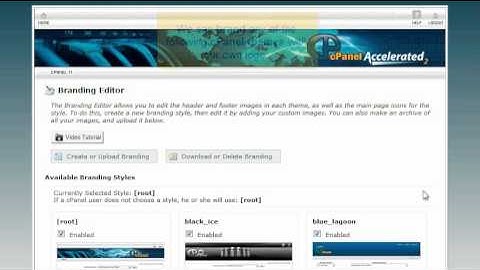 Using cPanel branding in WHM