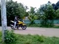 Funny bike stunt accident in  kerala india avi