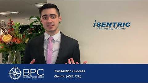 Transaction Success: iSentric (ASX: ICU)