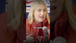 Emma Hayes expects the USWNT to be up for the challenge against Canada 💪