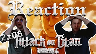 Attack on Titan 2x06 REACTION