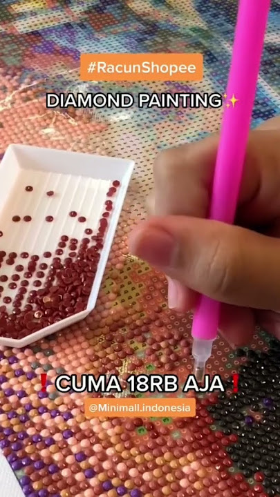 ASMR Diamond Painting Bikin Kamu Gak Gampang Bosen😉
