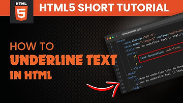 How to Underline Text in HTML 2024 | Quick Tutorial