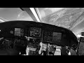 Pilatus PC-12 NGX approach into PDK (b/w)