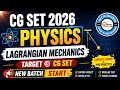 CG SET 2026 PHYSICS Lagrangian mechanics target 🎯 cg set 