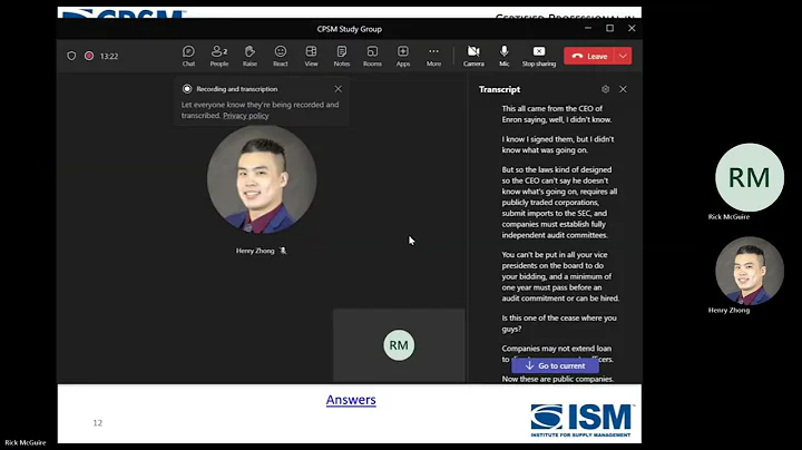 CPSM 3 E 7 Supply Management Audits