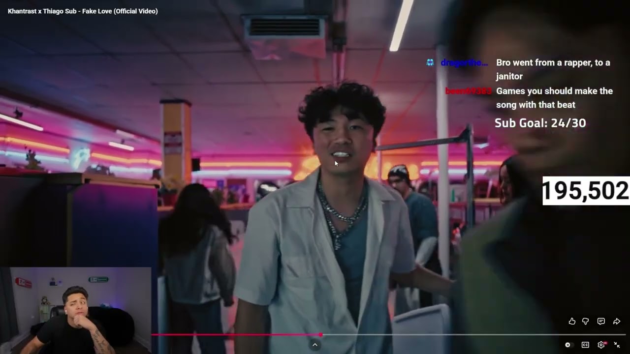 Reacting to Fake Love - Khantrast x Thiago Sub