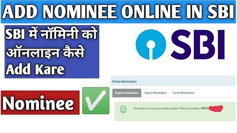 How to||Add SBI Nominee online||State bank Online Nomination kaise add kare||Full details