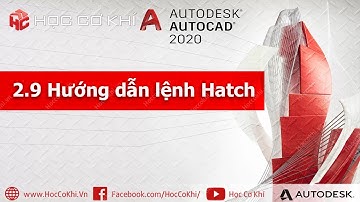 [hoccokhi] Bài 2.9 - Hướng dẫn lệnh Hatch trong AutoCAD | Khóa học AutoCAD MIỄN PHÍ