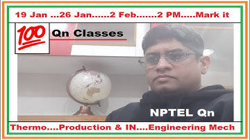 100 Question Series NPTEL Assignments | 19Jan  26Jan 2Feb | Join Live at 2 PM