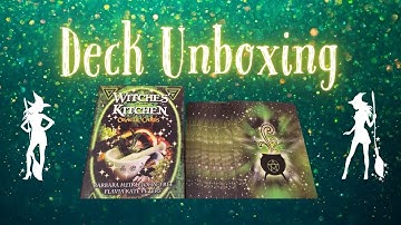 🔮 WITCHES KITCHEN Oracle 🔮 Deck Unboxing, Walk through & Review #tarot #oracle #unboxing