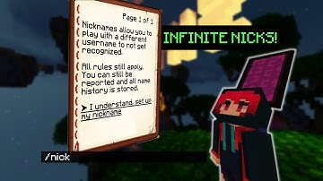 You can FINALLY /nick INFINITELY (Hypixel Update Proposal)