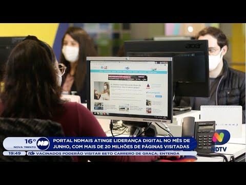 Portal ND Mais atinge liderança digital em junho, com mais de 20 milhões de páginas visitadas