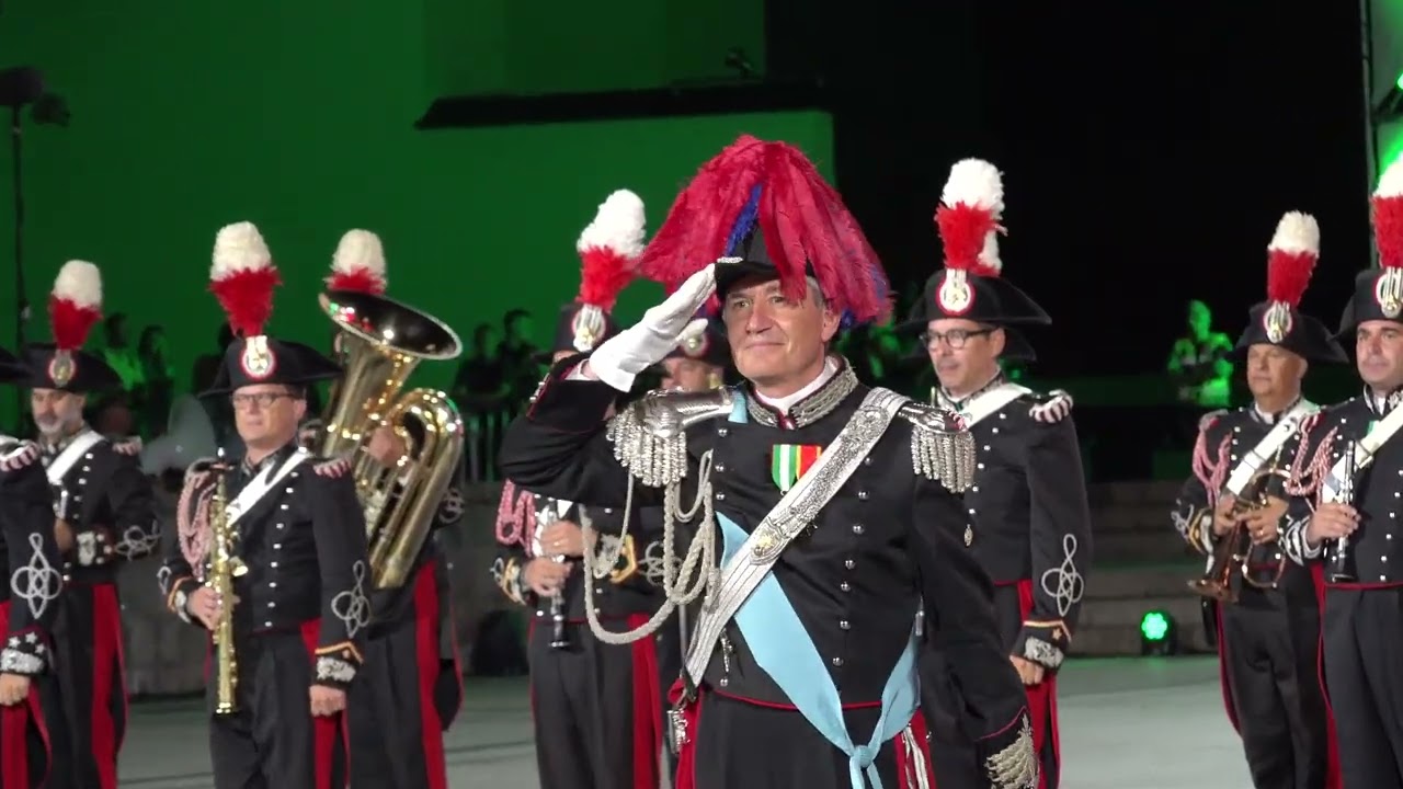 La Banda dei Carabinieri tra le formazioni più apprezzate al Military Tattoo di Vilnius, Lituania.