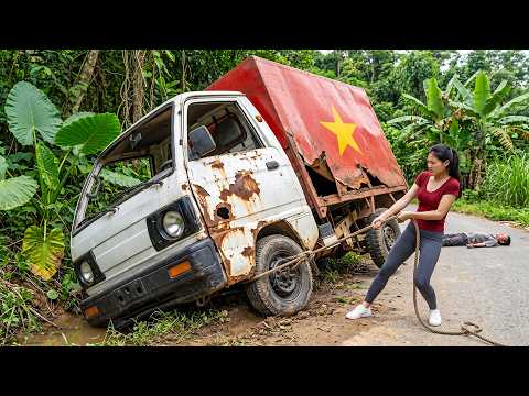 Genius Girl Repairs and Restores an Abandoned 16-Ton Suzuki Truck Back to Life | Girl Mechanical