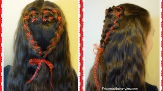 4 Strand Rosette Heart Hairstyle For Valentines
Looking for Valentines Day hairstyles? Youll love this romantic half up, half down 4 strand braid rosette heart hairstyle.
The basic technique and concept for creating this type of heart hairstyle (by wrapping the hair around 2 ponytails at the top of the heart) is nothing new and has been a popular Valentines hairstyle over the past few years. We love this base style and though it would be fun to try it with a 4 strand ribbon braid and love how it turned out! We thought the swirls at the top of the heart looked like little roses (or rosettes) and the ribbon really makes the heart pop. Youll notice that we used fairly thick ribbon and made loose braids for fluffy looking roses and a pretty lace like heart shape. If you use thinner ribbon and braid tight, your heart will come out more distinct and uniform looking, which is also a beautiful variation.
My daughter was wearing braids the night before we filmed this hairstyle to create some no-heat waves and texture. This style would work great with straight hair, wavy hair, or curly hair. If your hair is shorter, you could make the buns at the top separately and then start a new braid beneath the bun on each side to form the rest of the heart.
Find more heart hairstyles in our Valentines Day hair playlist: https://www.youtube.com/playlist?list=PLWlK4cksjVMm_JVY7DosogSs6QR0tjPlR
Have you watched our other popular hairstyle tutorials? A few of our most watched, trending, and best hairstyle videos below:
• Twisted Edge Fishtail Braid •
https://www.youtube.com/watch?v=C4fTz0tXJbc
• How To Make A Perfect Ballet Bun •
https://www.youtube.com/watch?v=882m4QKu0sg
* No Heat Curls, Bandana Spirals *
https://www.youtube.com/watch?v cI-iNvF5P4
• How To French Braid For Beginners •
https://www.youtube.com/watch?v=CPE1ktvWXsY&t=2s
• Pinwheel Bun Tutorial •
https://www.youtube.com/watch?v=G-SE5GiS4IA
If you try this #hairstyle, feel free to take a picture and post it on Instagram with the hashtag #hair4myprincess. We love to feature our favorites on our Princess Hairstyles Instagram account: http://instagram.com/hair4myprincess
*Thanks for watching! Please subscribe: http://youtube.com/hair4myprincess
*Find more hair tutorials on our website: http://princesshairstyles.com
*Facebook: http://facebook.com/princesshairstyles
*Instagram: http://instagram.com/hair4myprincess
*Twitter: http://twitter.com/hair4myprincess
*Pinterest: http://pinterest.com/hair4myprincess
*Our Free App
Google Play: https://play.google.com/store/apps/details?id=org.javatech.android.princesshairstyles
Princess Hairstyles YouTube Channel features hair tutorials for Princesses of all ages and places! On this channel you will find quick and easy hair tutorials as well as how to braid intricate, complicated and unique hair styles. Cute hairstyles, beautiful hairstyles, and the best simple everyday hairstyles, easy braids, messy buns, last-minute hairstyles, back-to-school hairstyles, hair hacks, hairstyle compilations, hairstyles for a wedding, prom hairstyles, updo tutorials, fishtail braids, waterfall braids, tutorials for long hair, pull through braids, wedding hair inspiration, hairstyles for medium hair, half up, half down hairstyles, tutorials for short hair, hairstyles for layered hair, new hairstyles, 5 minute hairstyles, braided hairstyles, and more!
*Walk In The Park by Audionautix is licensed under a Creative Commons Attribution license (https://creativecommons.org/licenses/by/4.0/)
Artist: http://audionautix.com/ 4 Strand Rosette Heart Hairstyle For Valentines