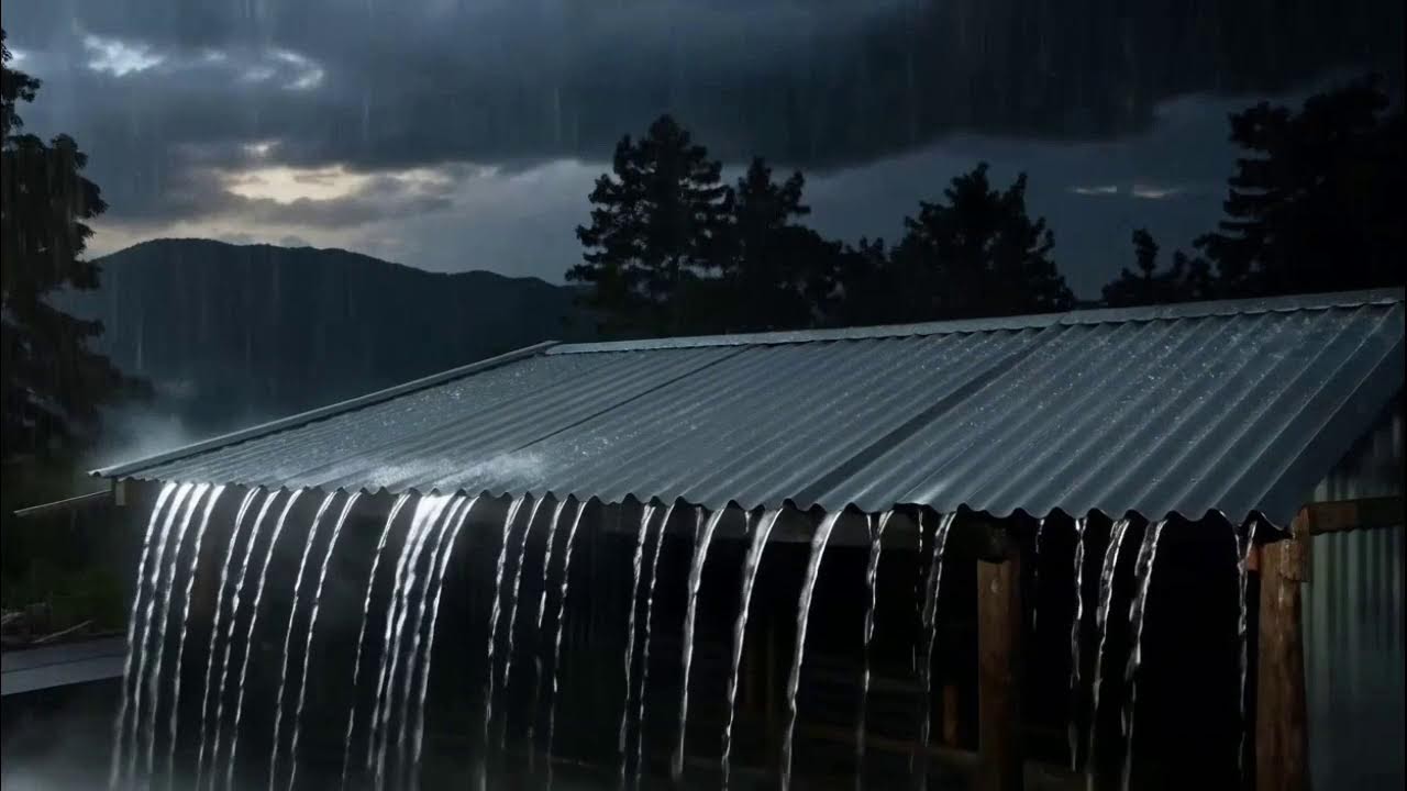 Heavy Rain & Thunder Sounds Live Stream – Deep Sleep, Insomnia Relief, Relaxation & Calm Night