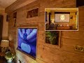 Building a Bespoke Media Wall with Hidden Projector Screen