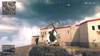 Warzone: threading the needle in the helicopter
