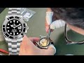 Modding Seiko parts into a Rolex Submariner Yachtmaster GMT. Master design -dream watch build Namoki