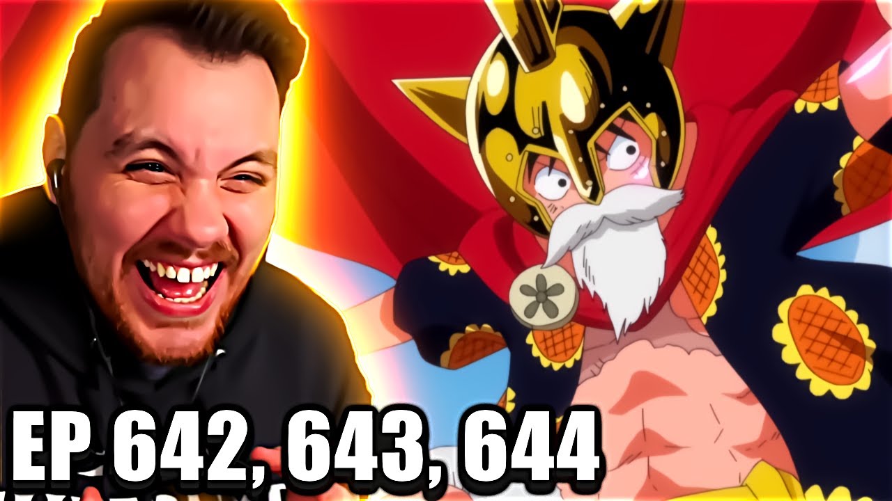 One Piece REACTION Episode 642, 643, & 644