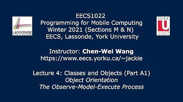 [HD] EECS1022 W21 - Lecture 4 - Part A1 - Object Orientation: Observe, Model, and Execute