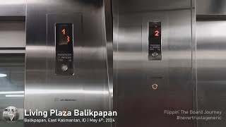 2x Hyundai Lifts / Elevators - Living Plaza Balikpapan, East Kalimantan