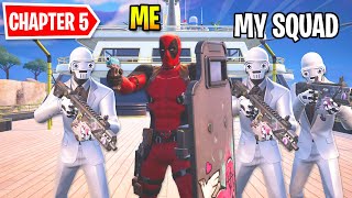 I Pretended To Be DEADPOOL At The YACHT In Fortnite Chapter 5