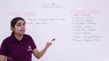 Class 12th – Row Matrix | Matrices | Tutorials Point